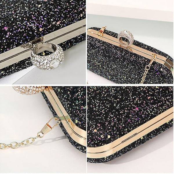 Wristlet Leather PU Bags Clutch Women's Evening Bag FashionChic