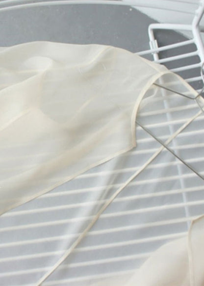 UPF 50+ Cardigans Organza Apricot Summer Beautiful FashionChic