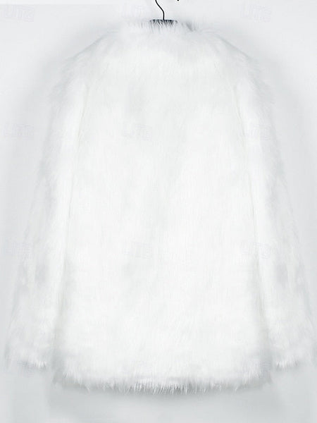 Women's Warm Faux Comfortable Coat Furs Fur FashionChic