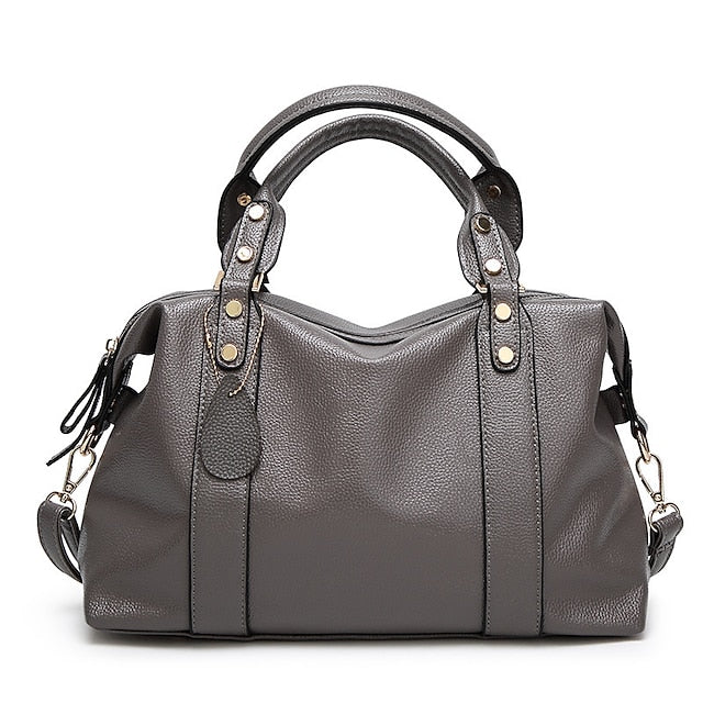 Bag PU Women's Shoulder Handbag Crossbody Boston FashionChic