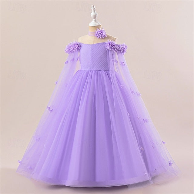 Dress Princess Girl Kid's Girls' Flower FashionChic