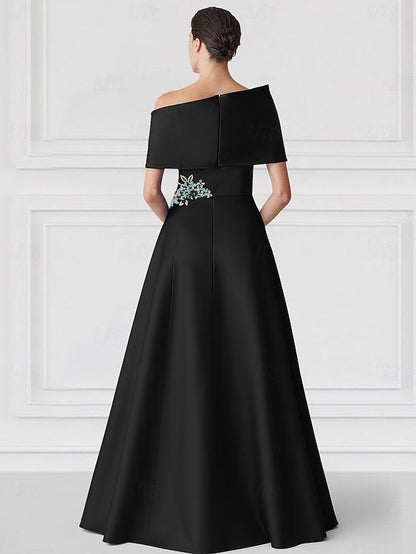 A-Line Elegant Wedding Evening Length Gown Floor Dress Formal FashionChic