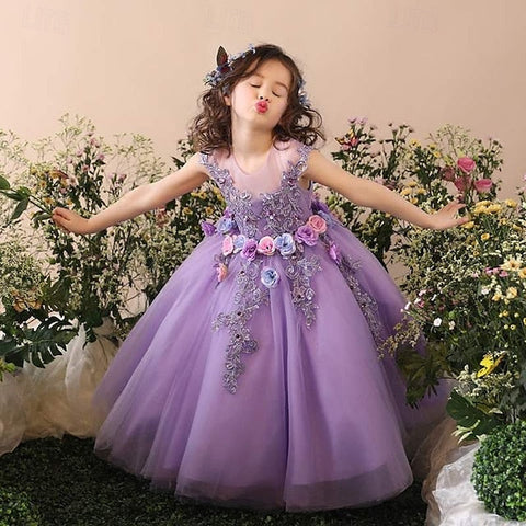 Girls' Dress Girl Flower Kid's Princess FashionChic