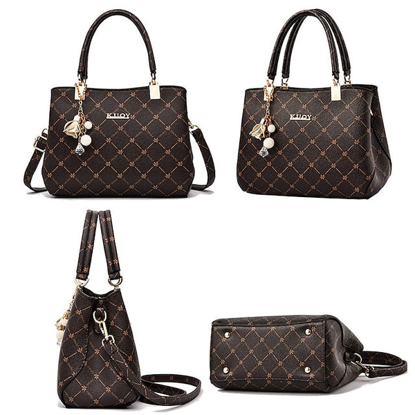 Women's Men's PU Party Leather Bag Shoulder Handbag FashionChic