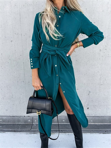 Women's Midi Dress A Line Dress Casual Daily Regular Fit