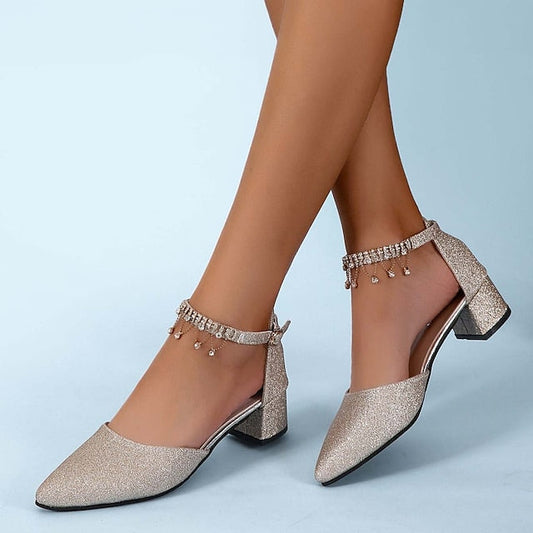 Elegant Bridal Bridesmaid Women's Wedding Pumps Shoes FashionChic