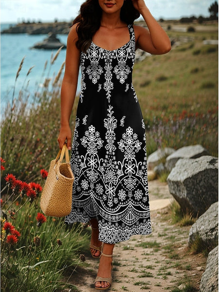 Women's Maxi Dress A Line Dress Off The Shoulder Dress FashionChic