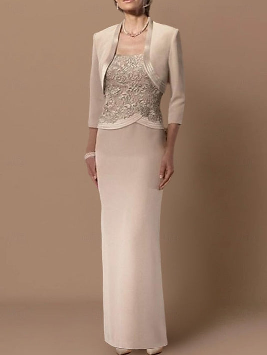 Elegant of Guest Sheath Mother Dress Bride Wedding the Plus Size FashionChic