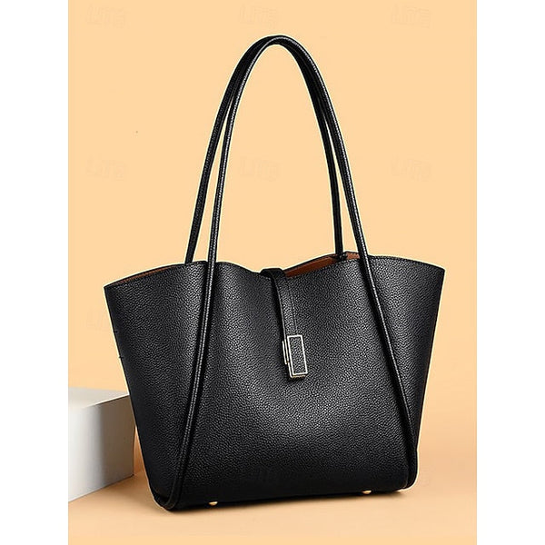 Green Faux Tote Women's Bag Leather FashionChic