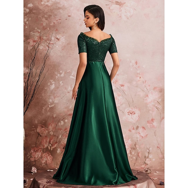 of Sparkle Bride A-Line Mother Evening Formal Dress Gown the FashionChic