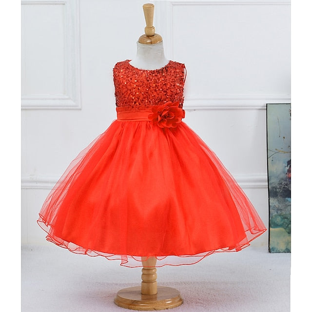 Girl Wedding Flower Party Dress Girls' FashionChic