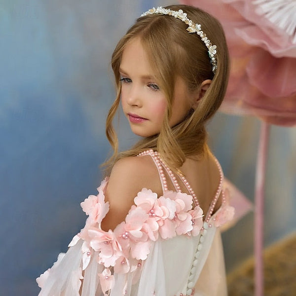Flower Party Dress Girl Communion First Girls' FashionChic