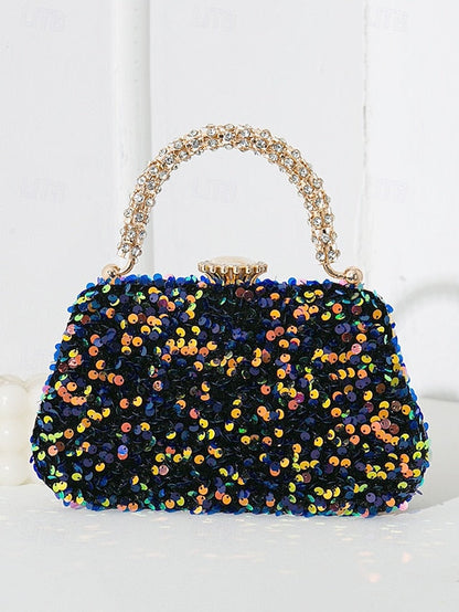 Vintage Bag Embellished Women's Sequin Evening – Clutch FashionChic