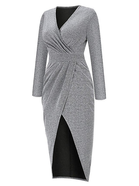 Women's Black Dress Party Dress Wedding Guest Dress Ruched