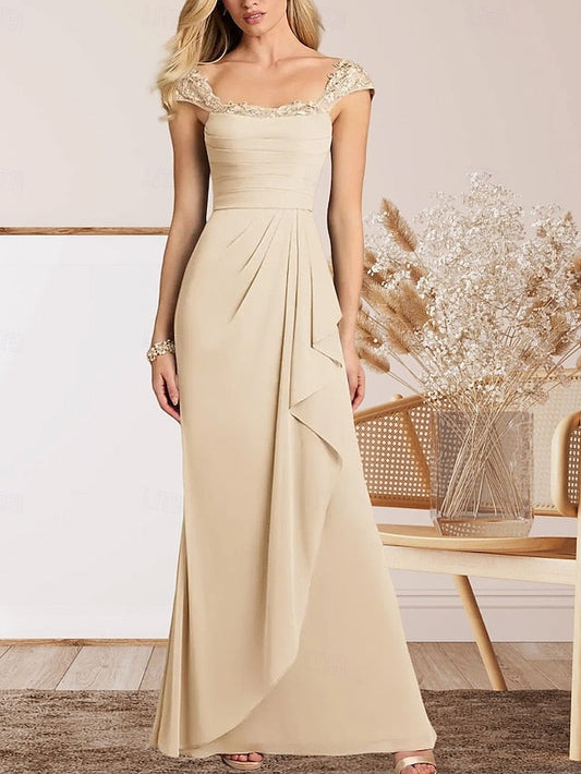 the Elegant Mother Guest A-Line Wedding Dress Bride of FashionChic