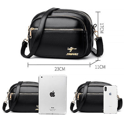 Leather Bag Dome Crossbody Shoulder PU Women's FashionChic