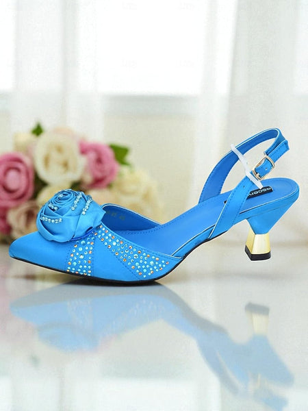 Set Women's Slingback Clutch - and Matching Gold Heels FashionChic