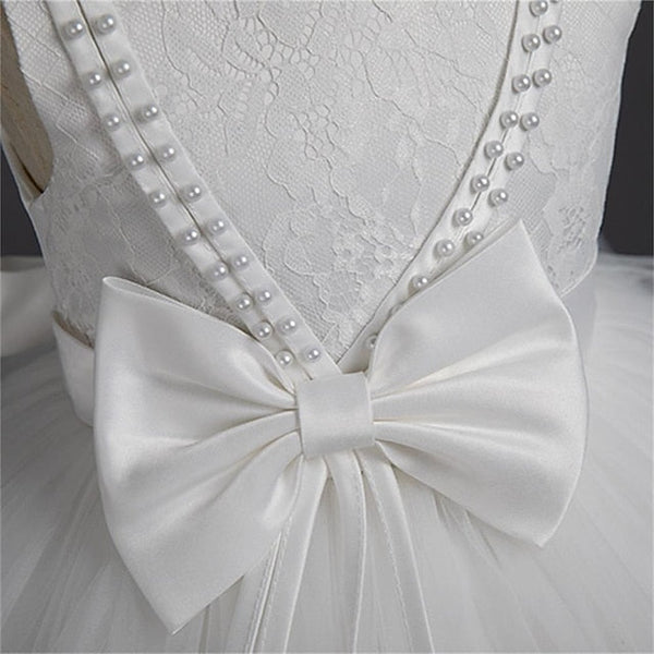 Party Color Girls' Solid Toddler Dress Sleeveless FashionChic