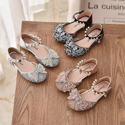 Girls' Heel Heels Daily Glitter Shoes PU Dress Glitters FashionChic