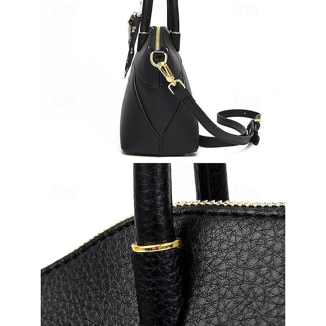 Daily Holiday Handbag Bag Women's Office PU Leather Bucket FashionChic