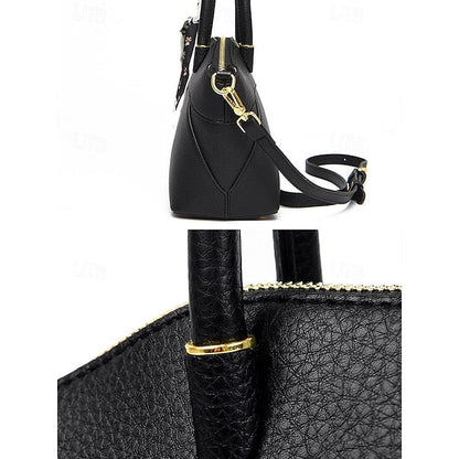 Daily Holiday Handbag Bag Women's Office PU Leather Bucket FashionChic