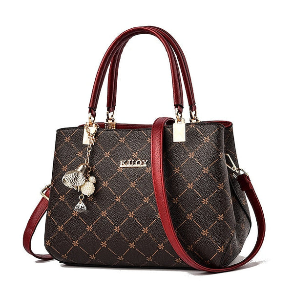 Women's Men's PU Party Leather Bag Shoulder Handbag FashionChic