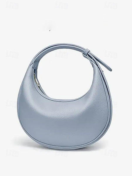 - Shoulder White Stylish Women's Elegant Crescent Bag FashionChic