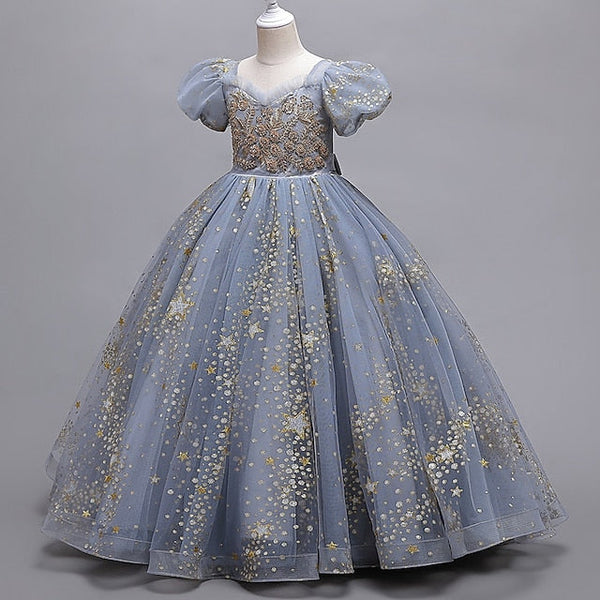 Party Short Star Flower Dot Dress Polka Girls' Kids FashionChic