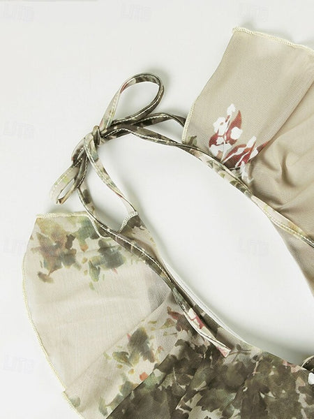 Women's Boho Shirt Blouse Flower Modern Boho Sleeveless