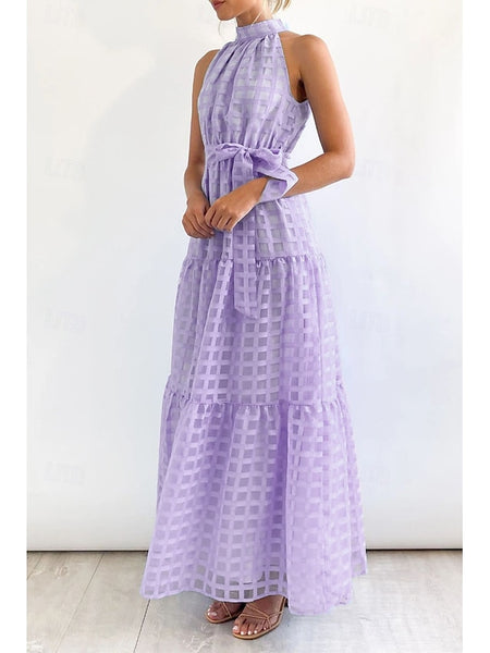 Women's Long Dress Maxi Dress Graduation Dress Halter Neck