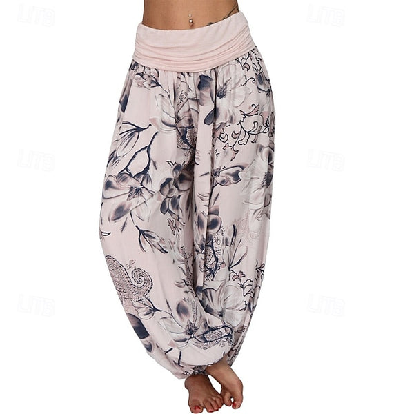 Women's Slacks Pants Trousers Fashion Boho Full Length