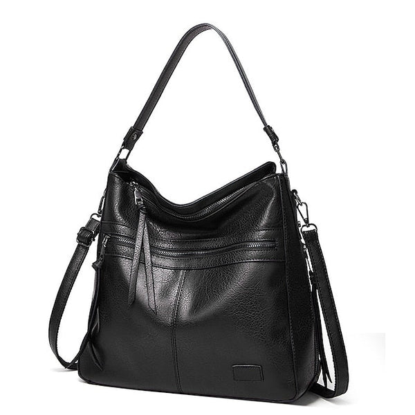 Bag PU Crossbody Women's Leather Shoulder Hobo Tote FashionChic