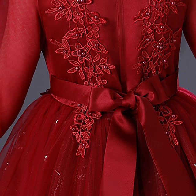 Dress Girls' Girl Princess Flower Kid's FashionChic