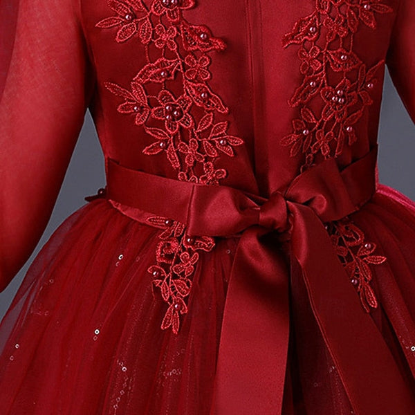 Dress Girls' Girl Princess Flower Kid's FashionChic