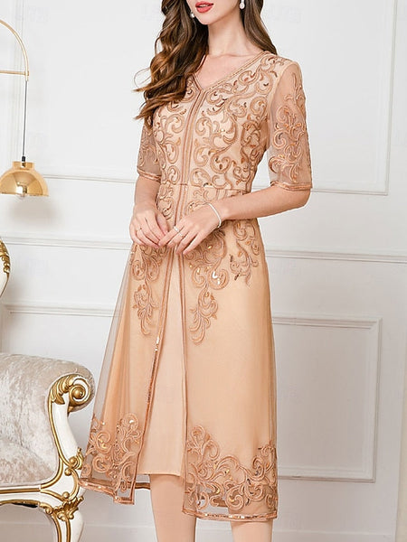 Elegant the of Wedding Dress Mother Chinese Guest Bride FashionChic