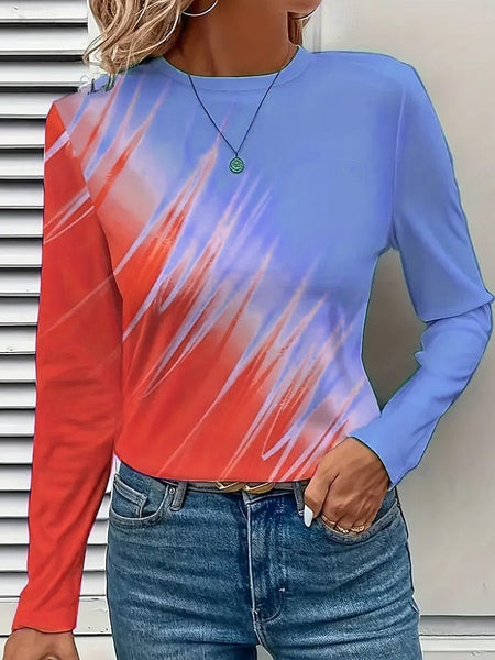 Women's T Shirt Graphic Geometric Vintage Stylish Modern FashionChic