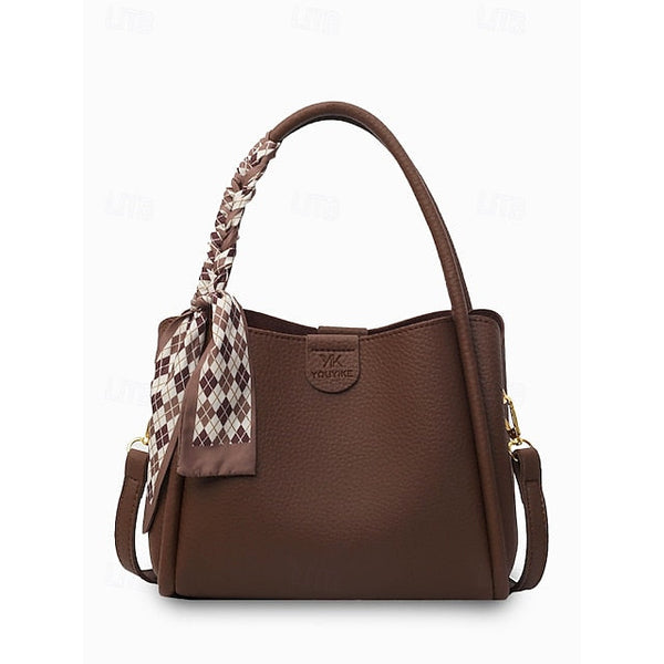 Bag Bucket Handbag PU Women's Bags Shoulder Crossbody FashionChic