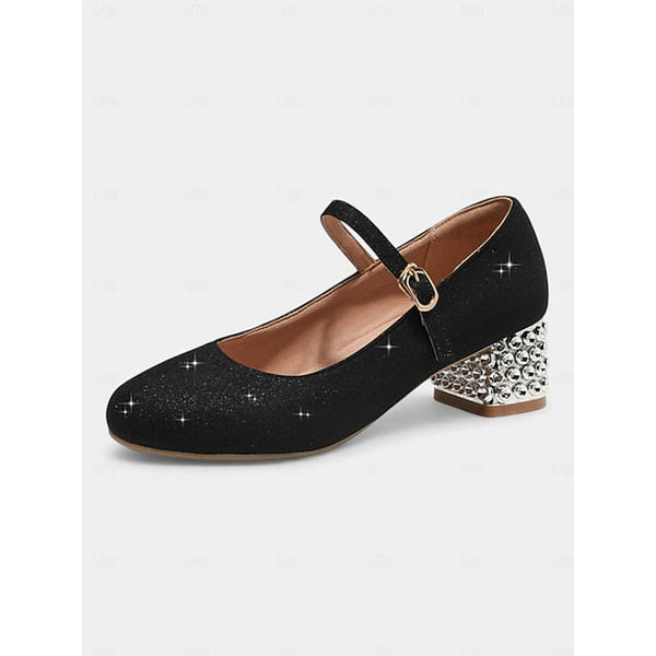 Women's and Glitter with Girls' Mary Dance Jane Shoes FashionChic