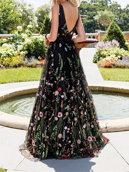 Women's Maxi Dress Black Dress Cocktail Dress Chiffon Dress