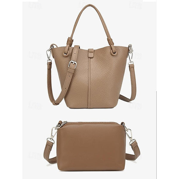 Women's Pouch Stylish Bag Bucket Matching with – Leather FashionChic