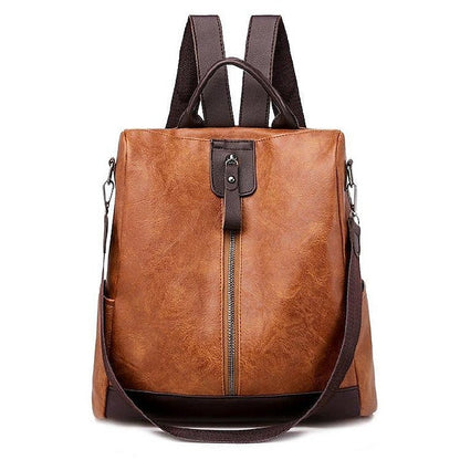 Backpack Women's Leather Commuter Daily Zipper PU FashionChic
