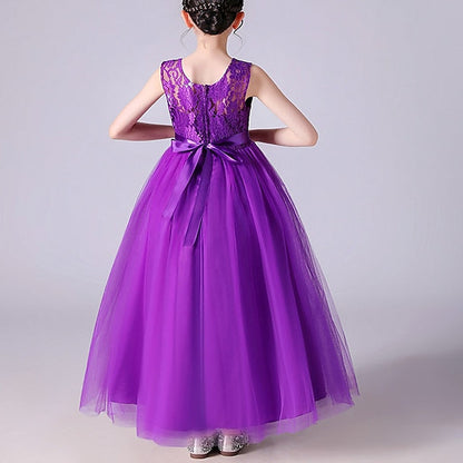 Flower Gown Girls' Dress Evening Party Girl FashionChic
