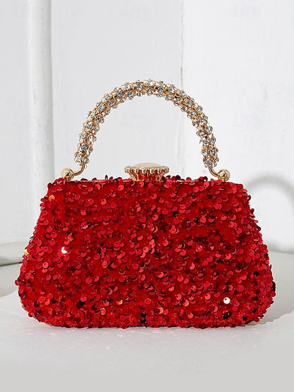 Vintage Bag Embellished Women's Sequin Evening – Clutch FashionChic