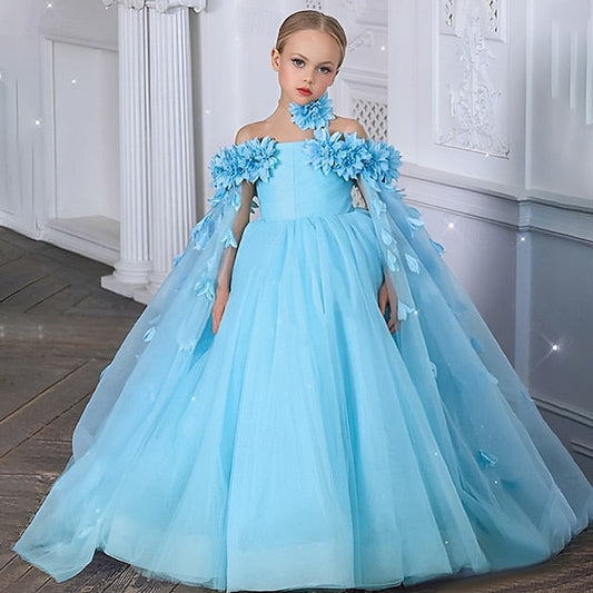 Dress Princess Girl Kid's Girls' Flower FashionChic