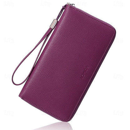 Leather Bag Outdoor Mobile Wallet Daily Women's Phone PU FashionChic