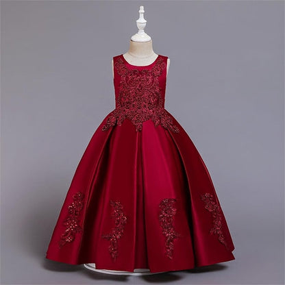 Dress Evening Girls' Flower Girl Gown Party FashionChic