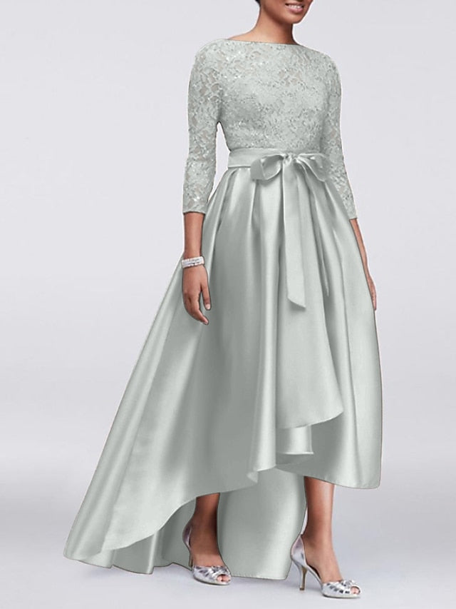 Mother Elegant Size the of Bride Plus Wedding Dress A-Line Guest FashionChic