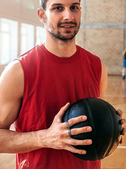 Ring Matte Black Comfortable Silicone Durable for Men – FashionChic