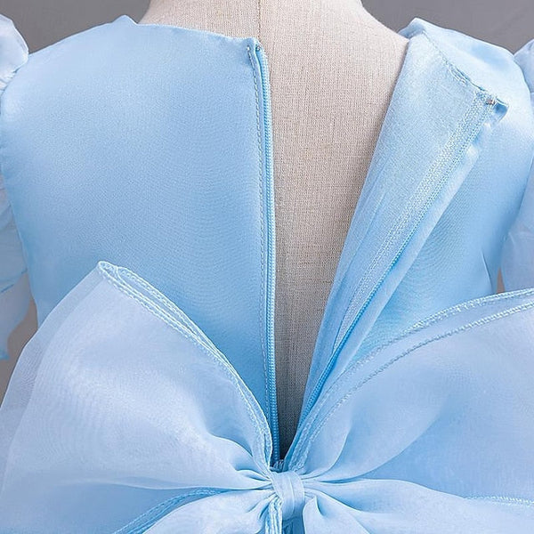 Sleeveless Wedding Floral Kids Sequin Girls' Dress Party FashionChic