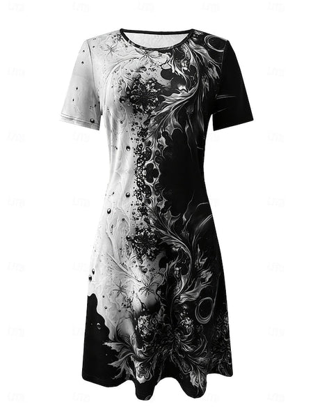 Women's Midi Dress Print Dress Fashion Modern Daily Tea FashionChic